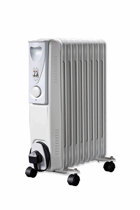 Daewoo 9 fin Oil Filled Radiator, 2000W Heater