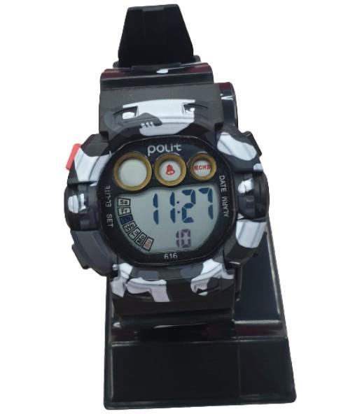 Polit Army Children Boys Sports Digital Waterproof Small Face assorted stlyes and colours varied watch