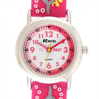 Ravel Children Girls & Boys 3D Cartoon Time Teacher Watch Available Multicolour & Design Strap R1513