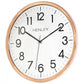 HENLEY 33cm Kitchen Wall Clock - Silver/Brass/Copper HCW006