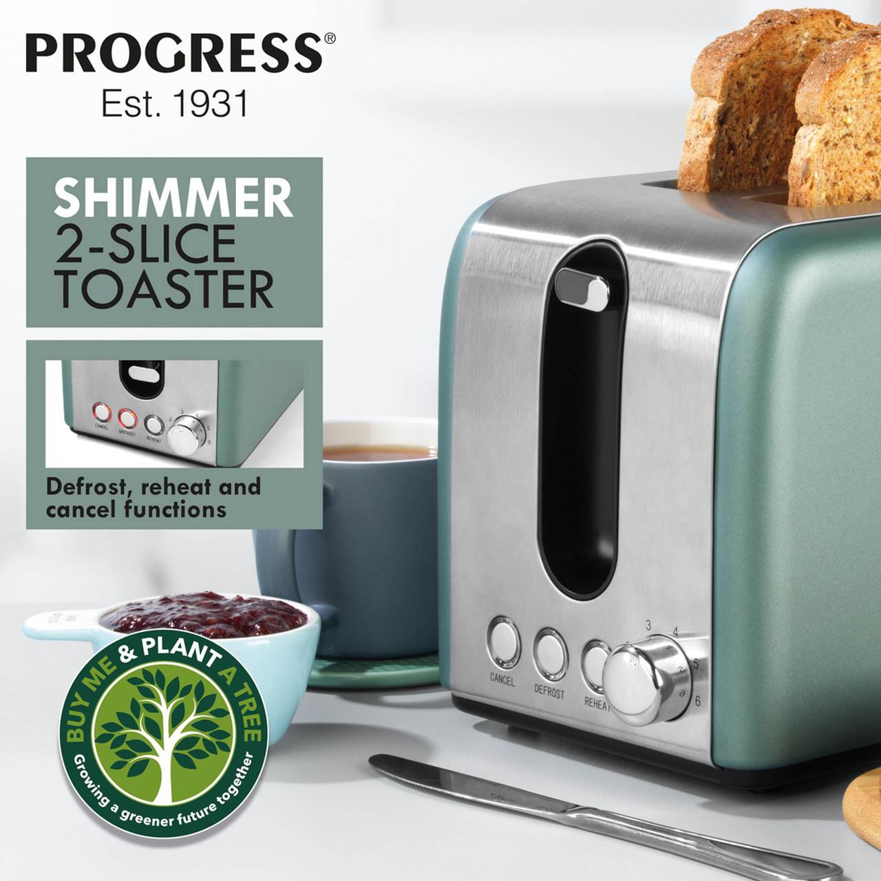 Progress Shimmer 2-Slice Toaster