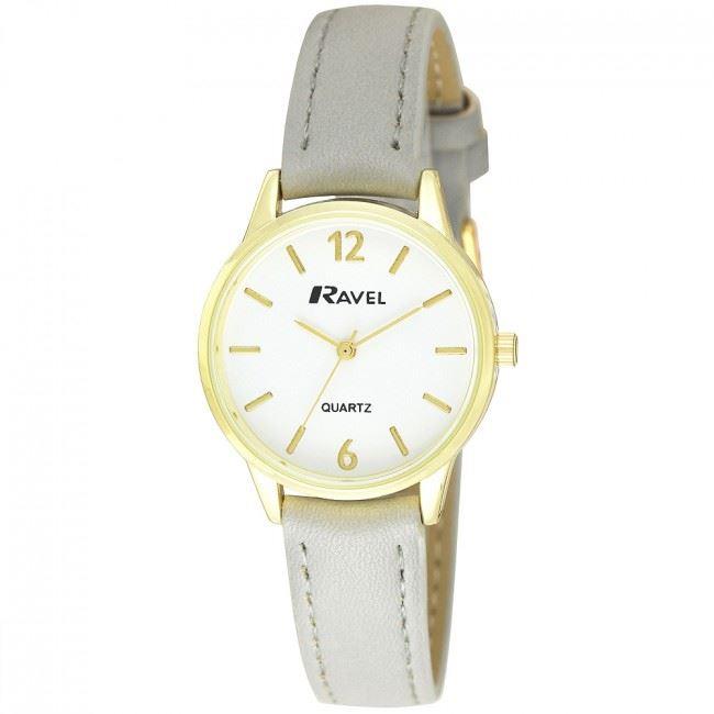 Ravel Ladies Classic Leather Strap Watch R0133