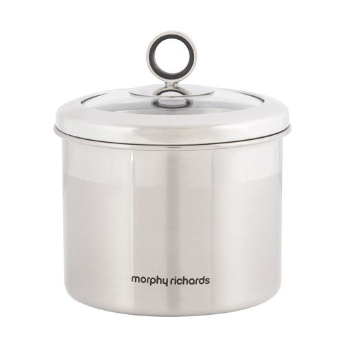 Morphy Richards Small Storage Canister Stainless Steel 14x13cm