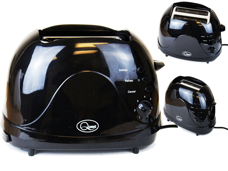 Quest 2 slice toaster in Black