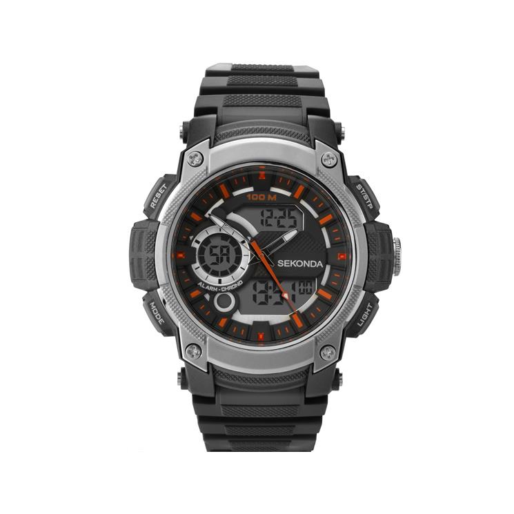 Sekonda Mens Dual Time Sports Watch 1160