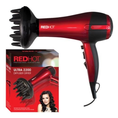 Redhot Ultra 2200w Hair Dryer with Diffuser