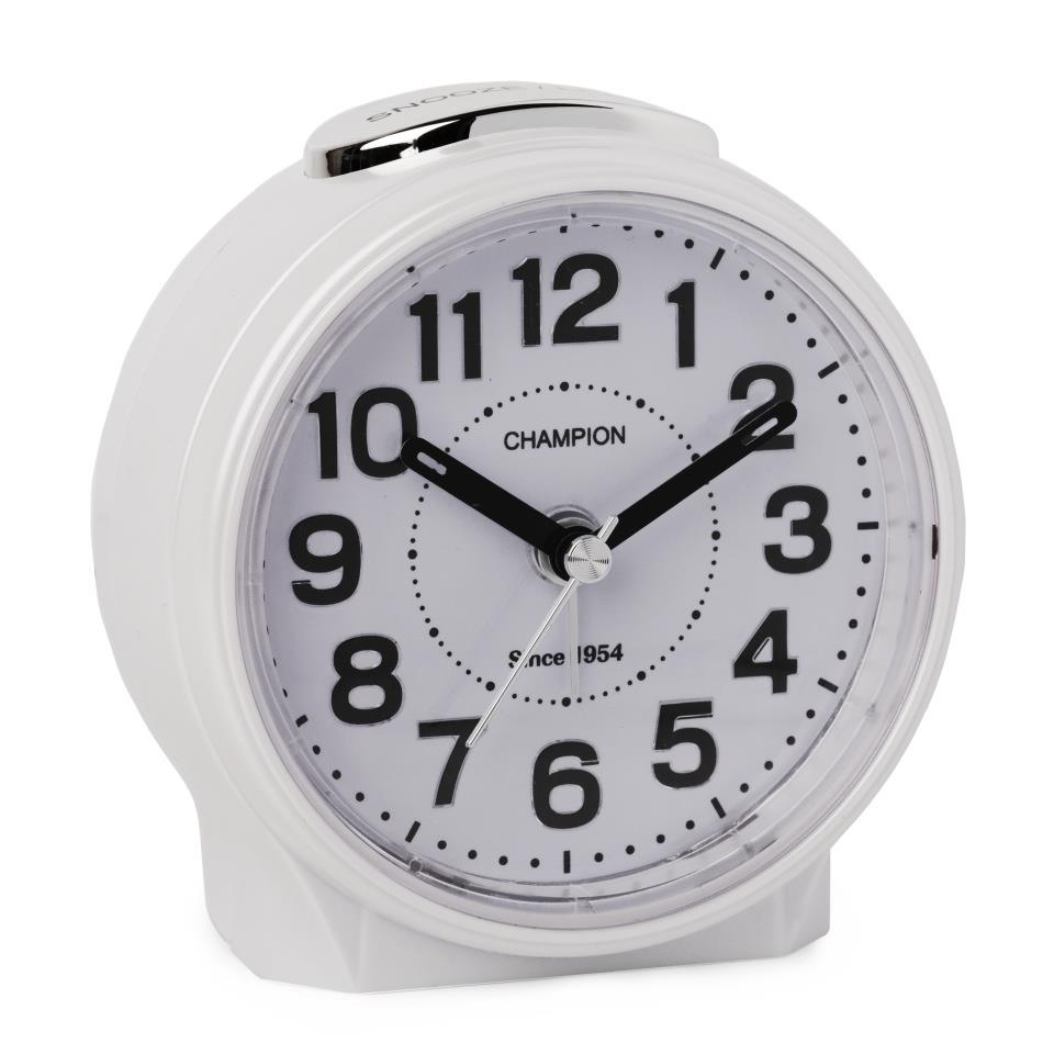 Champion Arch White Alarm Clock MF8828W