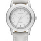 Dkny Ladies Ceramic Leather Strap Watch NY8638 *Needs Battery*