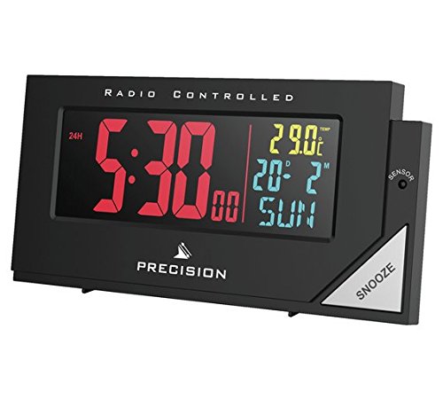 AP056 PRECISION RADIO CONTROLLED LED COLOUR ALARM CLOCK