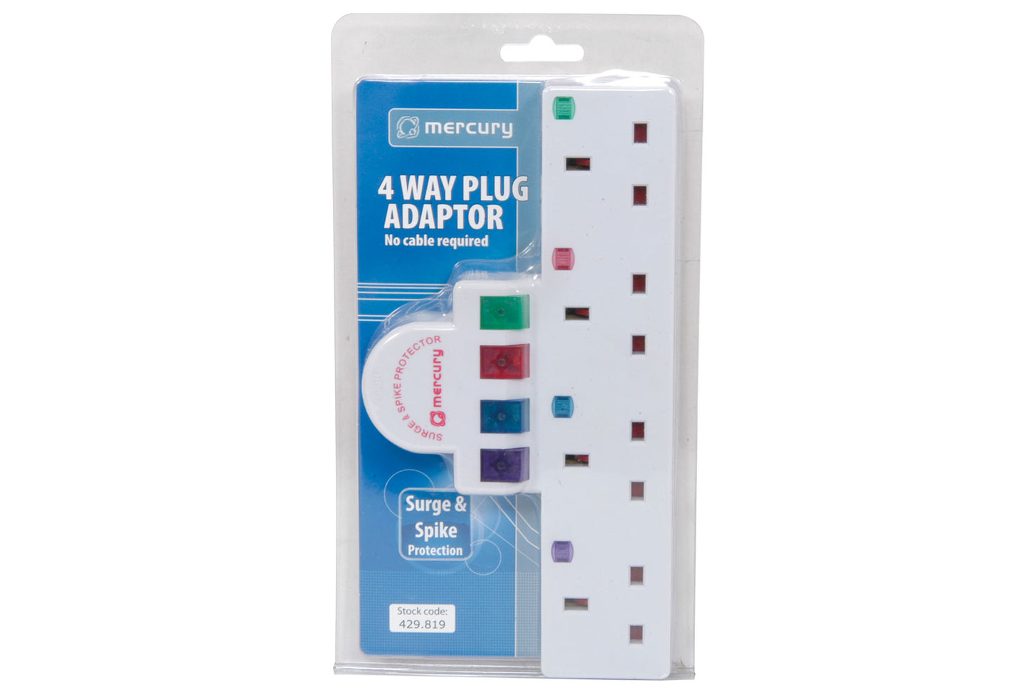 Twin Mercury 4 way Plug Adaptor