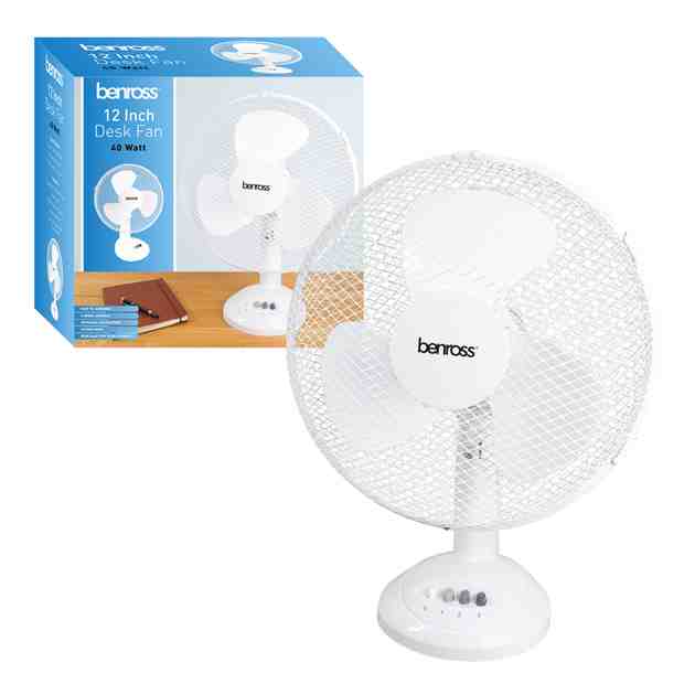 benross 12" 40w Desk Fan