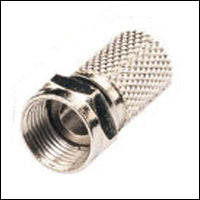 F Plug Screw Type Connector - Bag of 100pc