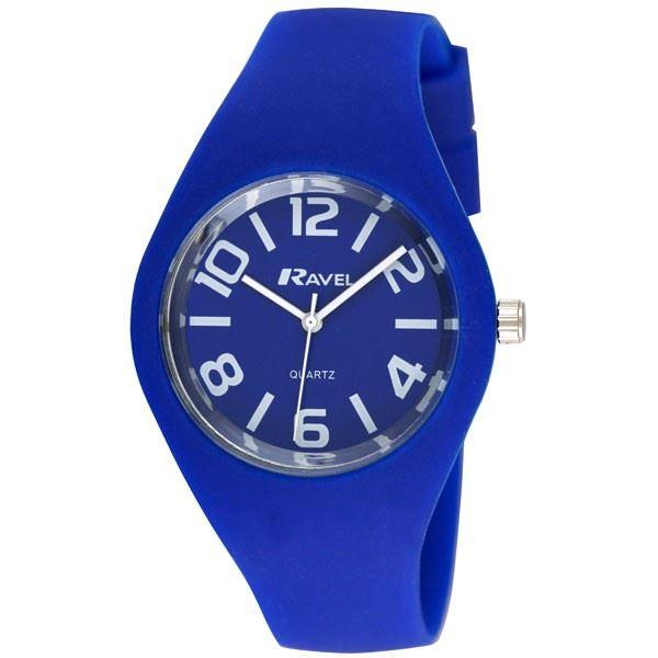 Ravel Unisex Large Dial Summer Days Silicon Watch R1801L