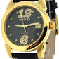Invicta Ladies Angel Analog Date Black Leather Strap Casual Watch INV0771*NEEDS BATTERY*