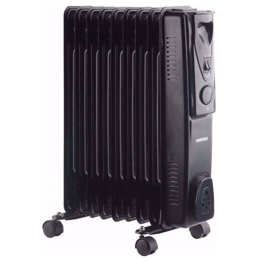 Daewoo Oil Filled Radiator Heater 2000W 9FIN