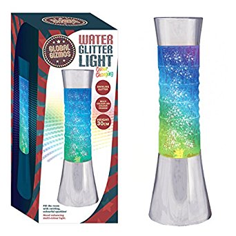 Global Gizmos Large Colour Changing Water Glitter Lamp