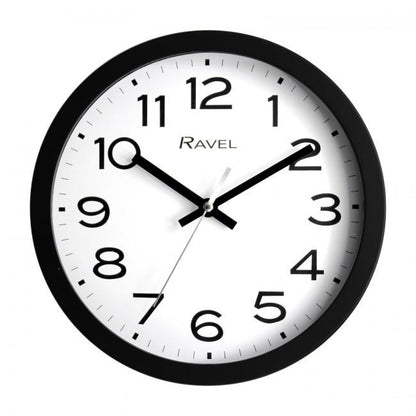 Ravel 25cm White Dial Wall Clock R.WC.25 Available Multiple Colour