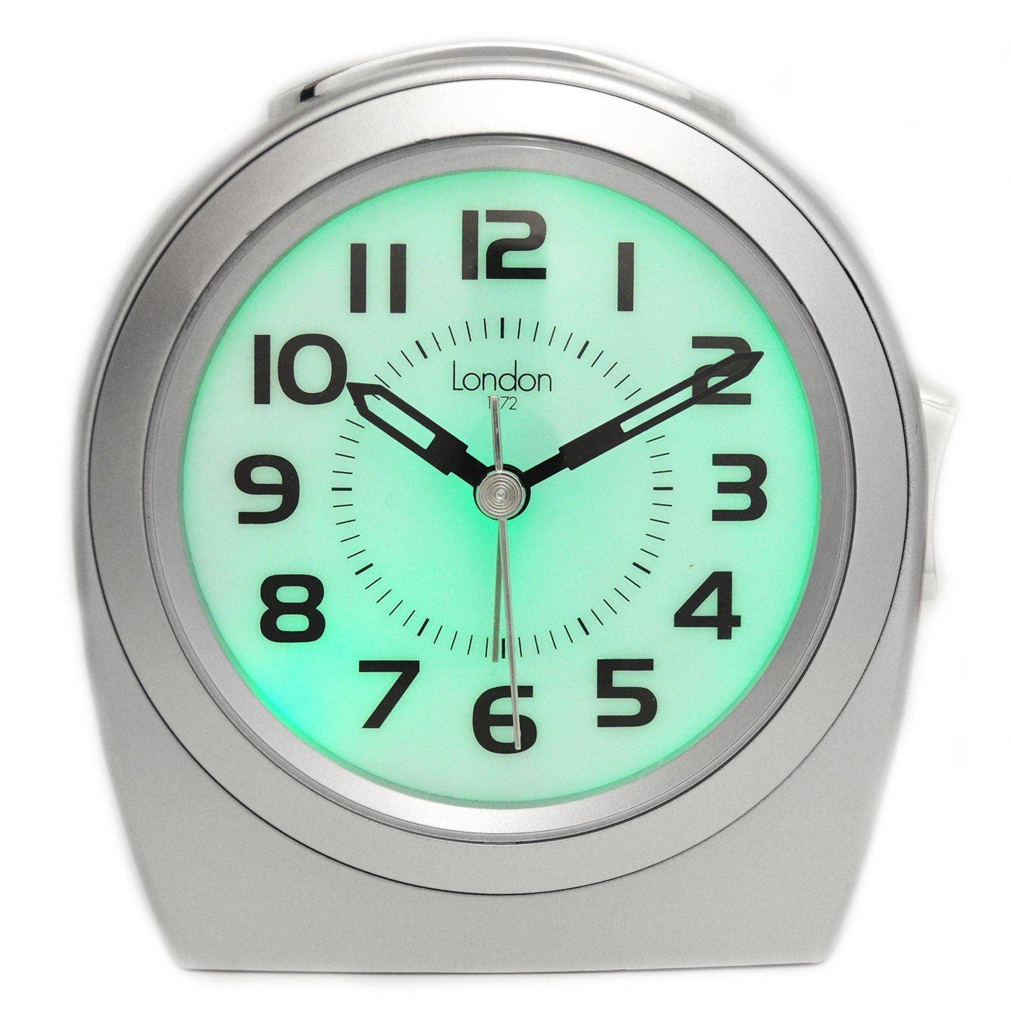 5206 WIDDOP LIGHT SENSOR ALARM CLOCK SILVER