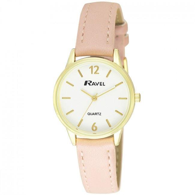 Ravel Ladies Classic Leather Strap Watch R0133