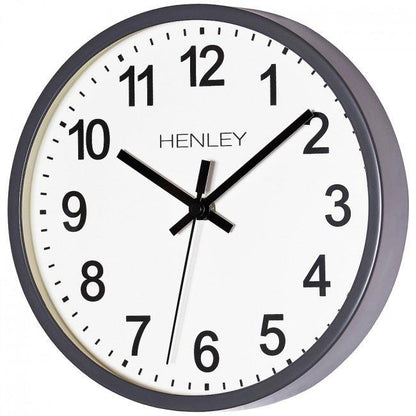 Henley 25cm Kitchen Wall Clock - Ivory/Blue/Grey HCW007