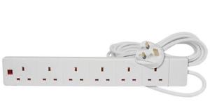 6g 2mt surge protected extension lead