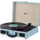 Akai Rechargeable Vinyl Turntable Briefcase Bluetooth Connectivity - Blue A60011NB