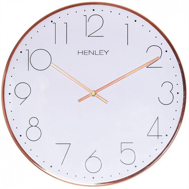 HENLEY Large Contemporary Dome Wall Clock - HCW002