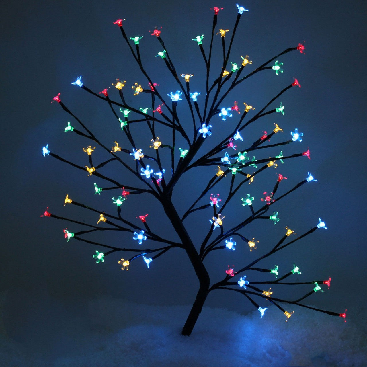 The Christmas Work Shop 60cm Blossom Colour LED Lights Christmas Tree 76440