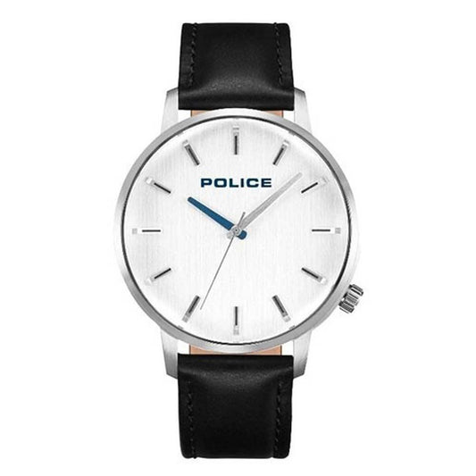 Police Mens Fashion Leather Strap Watch