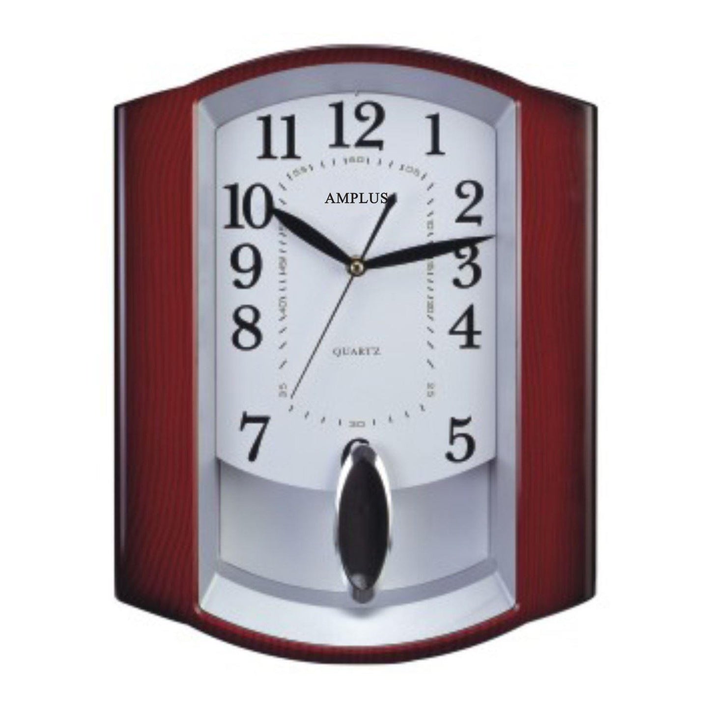 Amplus Pendulum Rectangle Wall Clock PW016