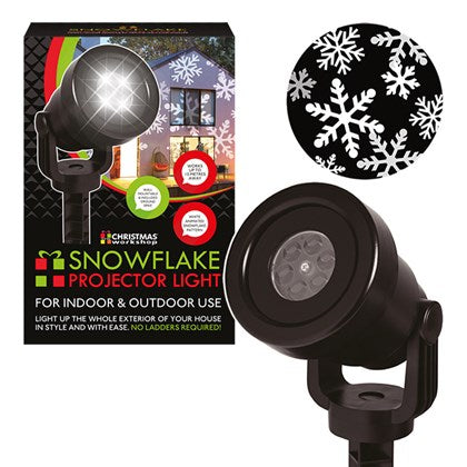 Indoor/Outdoor 4LED Snowflake Projector Light