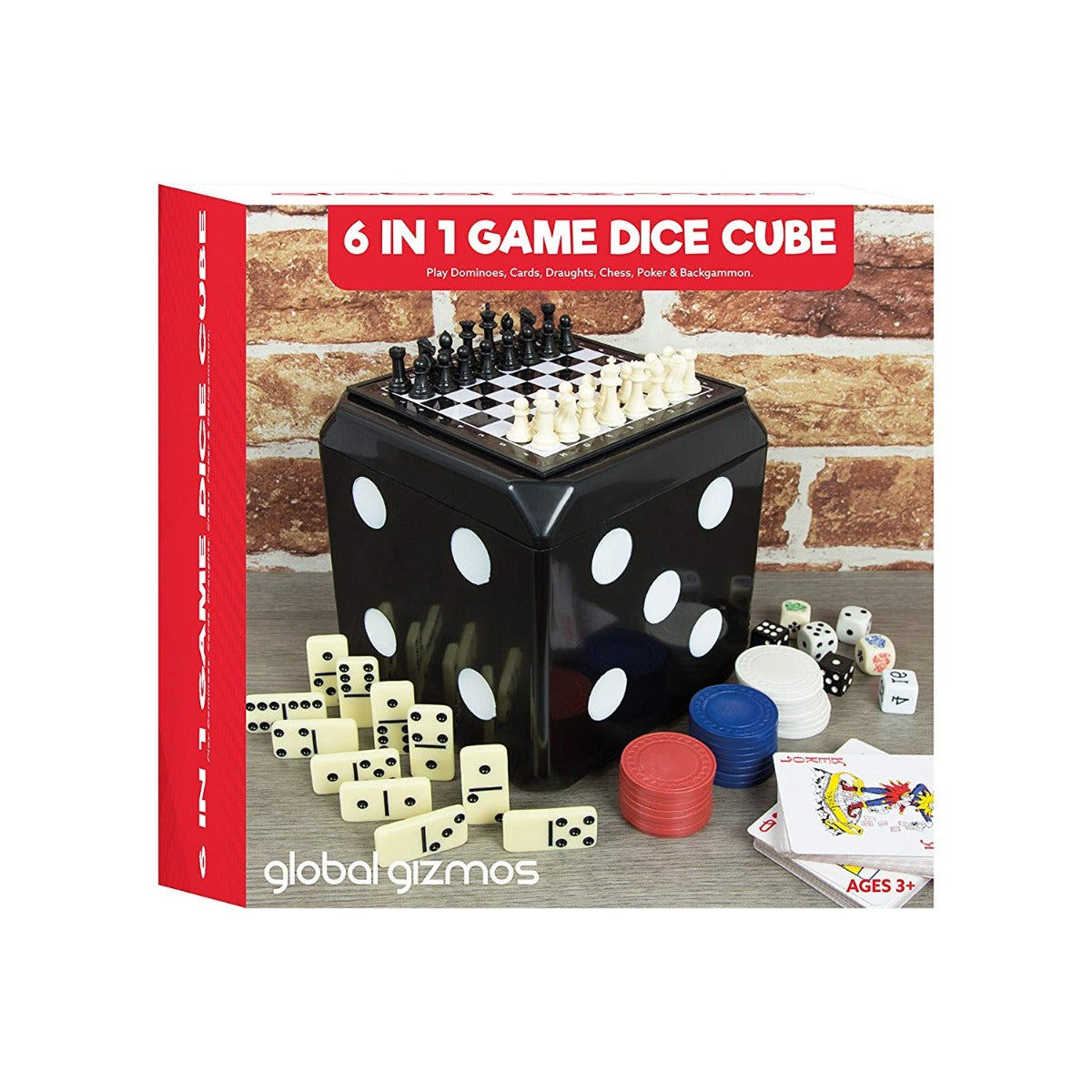 Global Gizmos 6 In 1 Game Set 51330