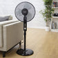 BLACK+DECKER BXFP51004GB 16 Inch Pedestal Fan, 3 Speed Settings, 80 degree Oscillation, 2 Hour Timer, Black