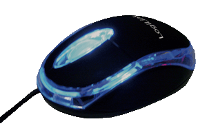 LogiLink USB Optical Mini Mouse with Blue LED