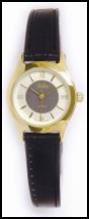 Reflex Women's White Dial Gold/Silver Case Leather Strap Watch