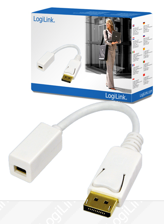 LogiLink Mini DP Female to i DP Male Adaptor Cable
