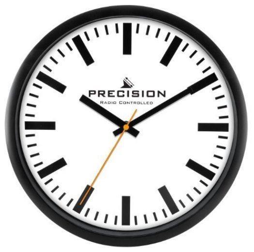 Precision Radio Controlled Stylish White Dial Wall Clock - PREC0109 / AP050