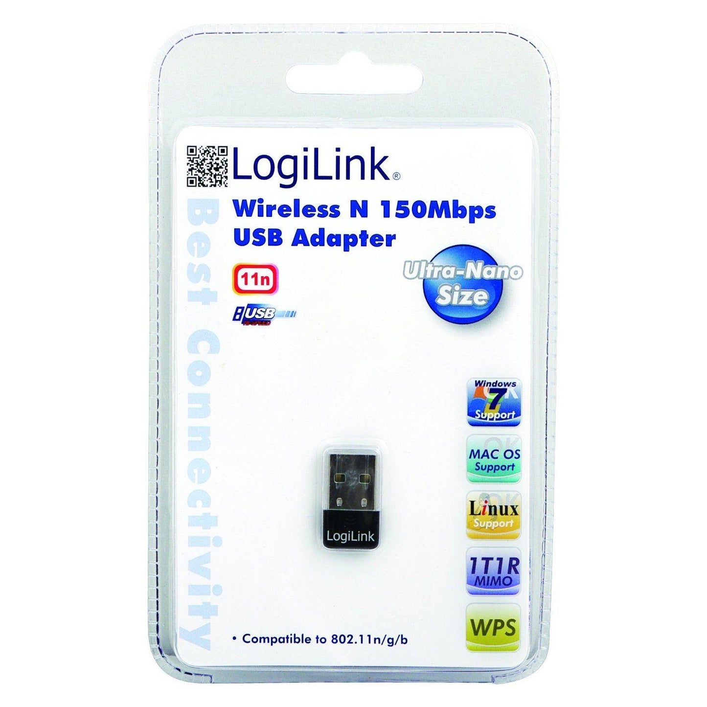 LogiLink 150MBps USB 2.0 Wireless LAN Nano Adapter WL0084B