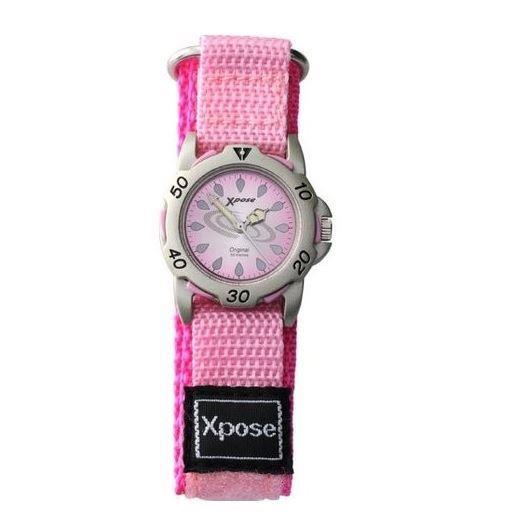 Sekonda Xpose Ladies Sports Velcro Strap Watch Pink 3716