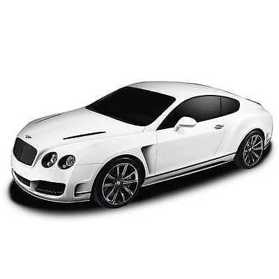 New 1:24 Bentley Continental Radio Control Car boy gift White + Free battery