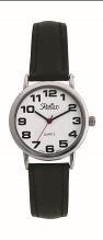 Reflex Women's White Dial Gold/Silver Case Leather Strap Watch