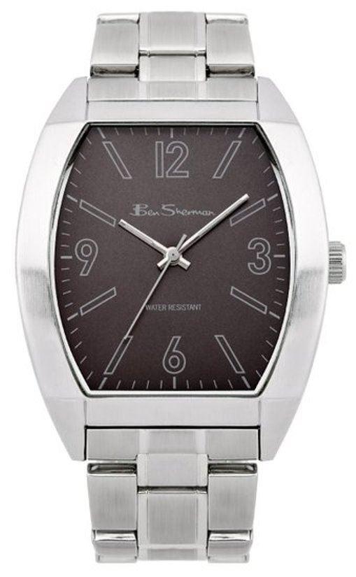 Ben Sherman Mens Black And Silver Bracelet Watch R951