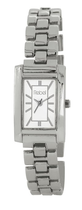 Rebel Ladies Silver Bracelet Watch Reb4015