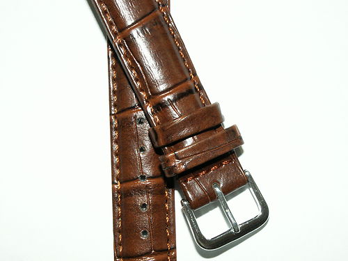 Watch Brown Strap 20mm for leather strap watches 507S