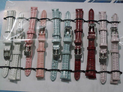 Watch Different Color Strap 10mm For Ladies Strap Watches 2001pu