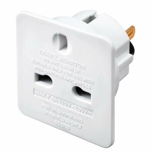 Masterplug UK to USA, China, Australia Travel Adapter, 2 Pack, Good for Chargers