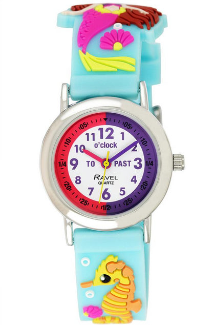 Ravel Children Girls & Boys 3D Cartoon Time Teacher Watch Available Multicolour & Design Strap R1513