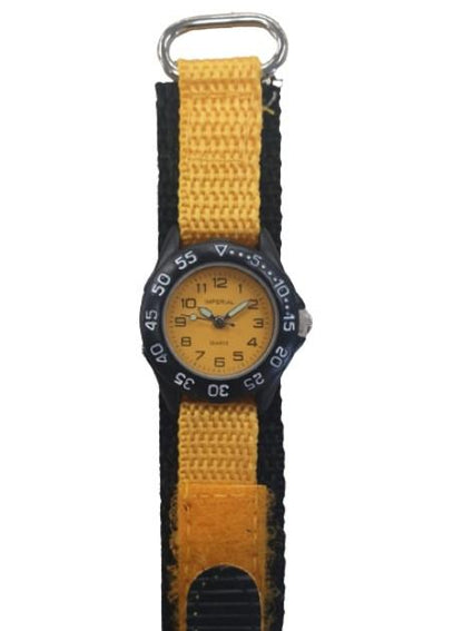 Imperial Kid's Girls & Boys Mini Dial with Velcro Nylon Strap Watch IMP428 Multiple colour CLEARANCE NEEDS RE-BATTERY