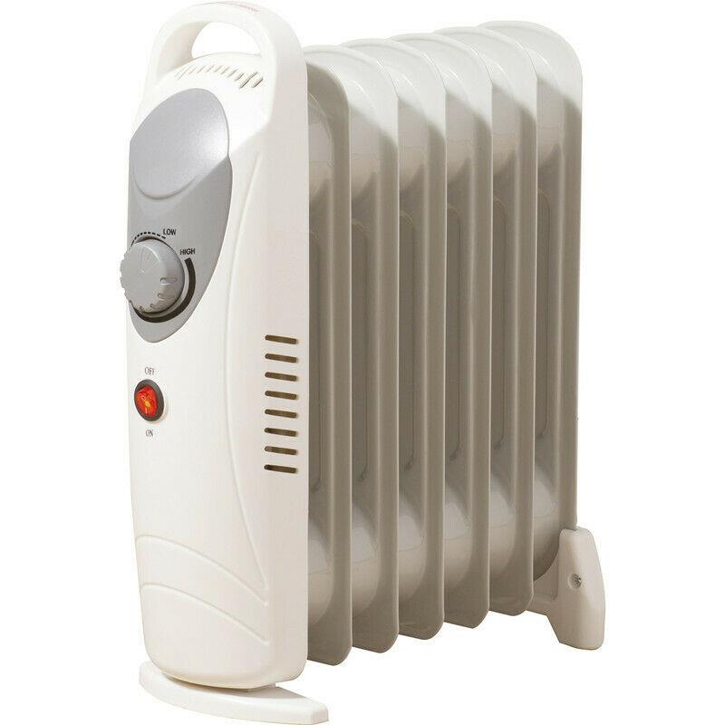 Fine elements 5 Fin 650w Oil Filled Radiator Heater - HEA1422