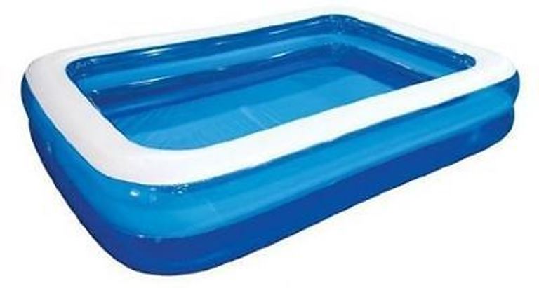 Gardenkraft 3m Garden Extra Inflatable Rectangular Swimming Pool (Large)